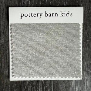 Pottery Barn Performance Plush Chenille Swatch, Grey